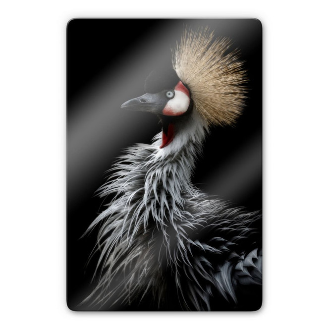 Glasbild Itoyama - Der Kranich