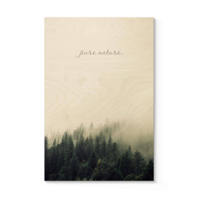 Holzposter Pure Nature