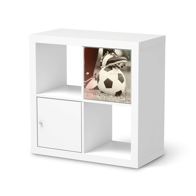 Klebefolie IKEA Expedit Regal Tür einzeln - Kick it- Bild 1