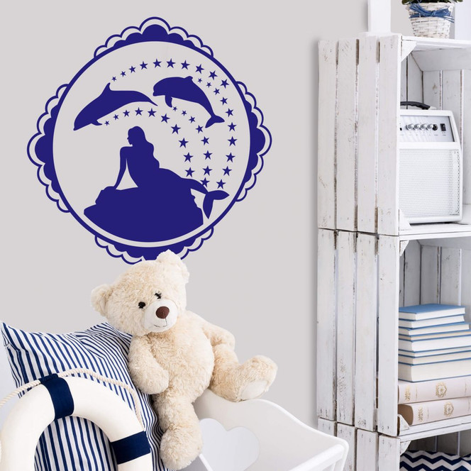 Wandtattoo Märchenwelt Meerjungfrau