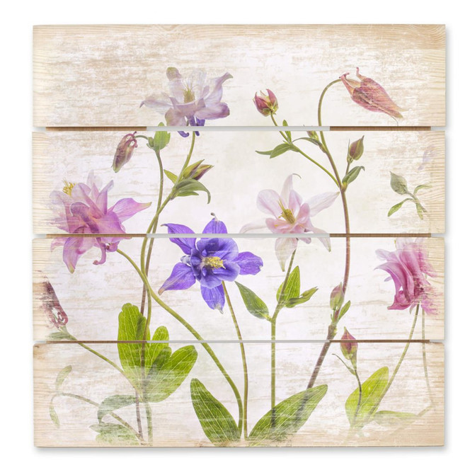 Holzbild Disher - Das Bouquet - 40 x 41.5 cm