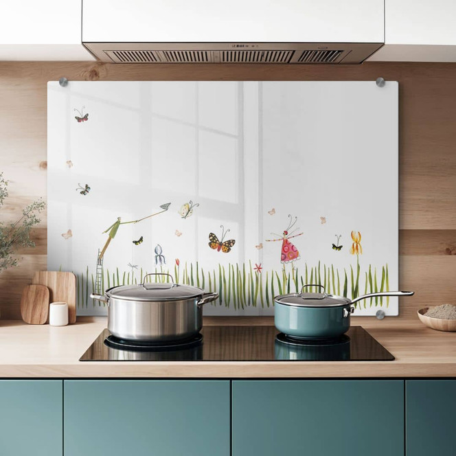 Spritzschutz Leffler - Schmetterlinge