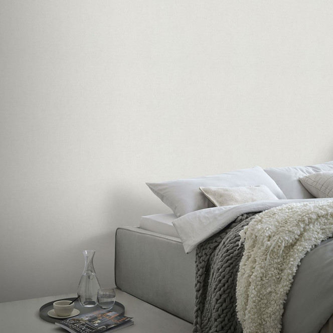 Vliestapete, Unitapete Aurora creme