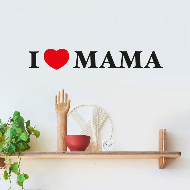 Wandsticker I love Mama