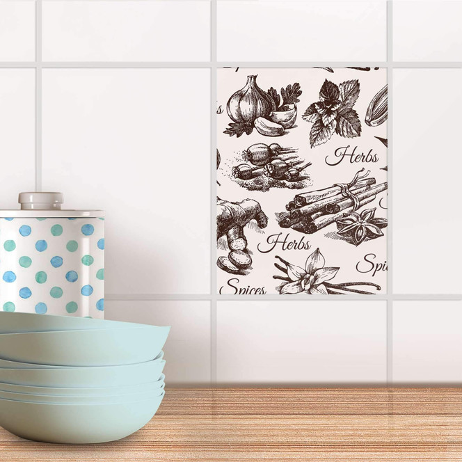 Fliesensticker - Spices