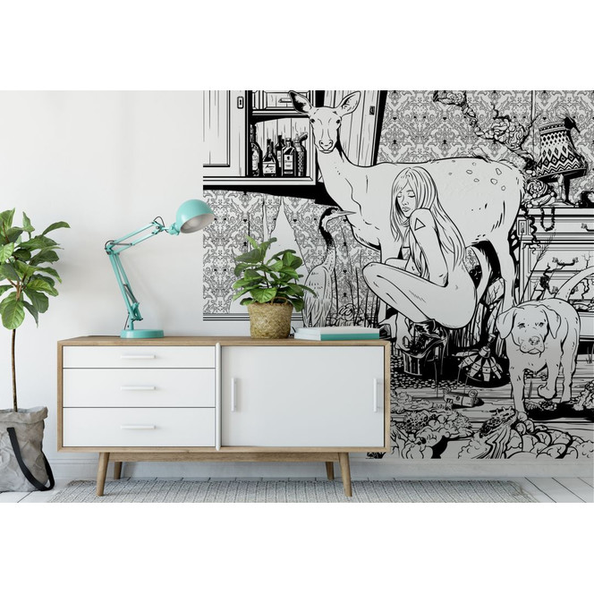 Fototapete Drawstore - In the Livingroom