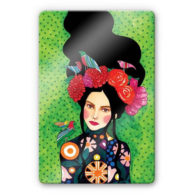 Glasbild Hülya - Ein gut gehütetes Geheimnis