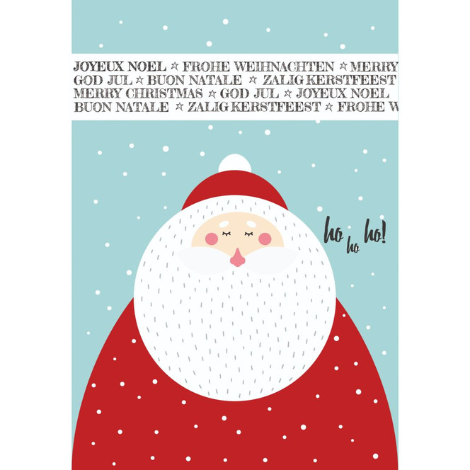 Gutschein Weihnachten - Weihnachtsmann Ho Ho Ho