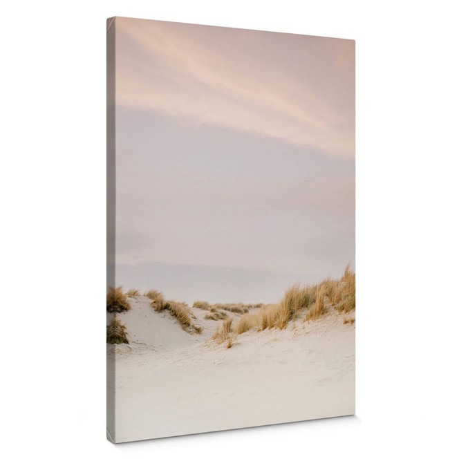 Leinwandbild Zwart - Dünenlandschaft in Ameland
