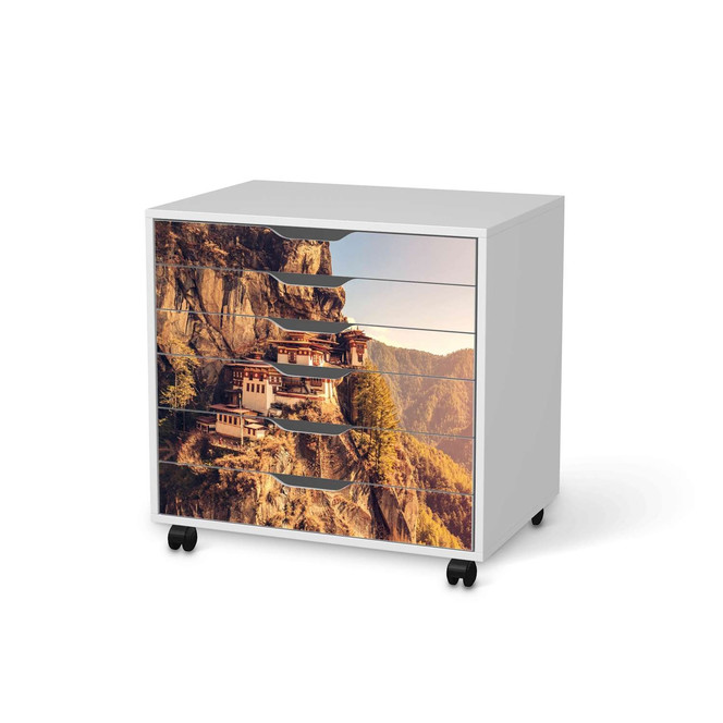 Möbelfolie IKEA Alex Rollcontainer 6 Schubladen - Bhutans Paradise- Bild 1