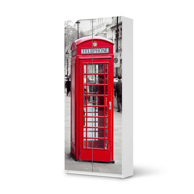 Möbelfolie IKEA Pax Schrank 236cm Höhe - 2 Türen - Phone Box- Bild 1