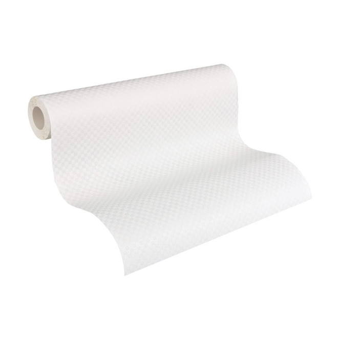 A.S. Création Vliestapete Meistervlies 3D Tapete geometrisch überstreichbar weiss