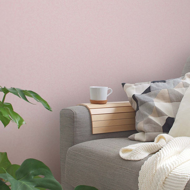 Tapete Floral rosa weiss - Vliestapete Landhaus A.S. Création - matt und leicht strukturiert