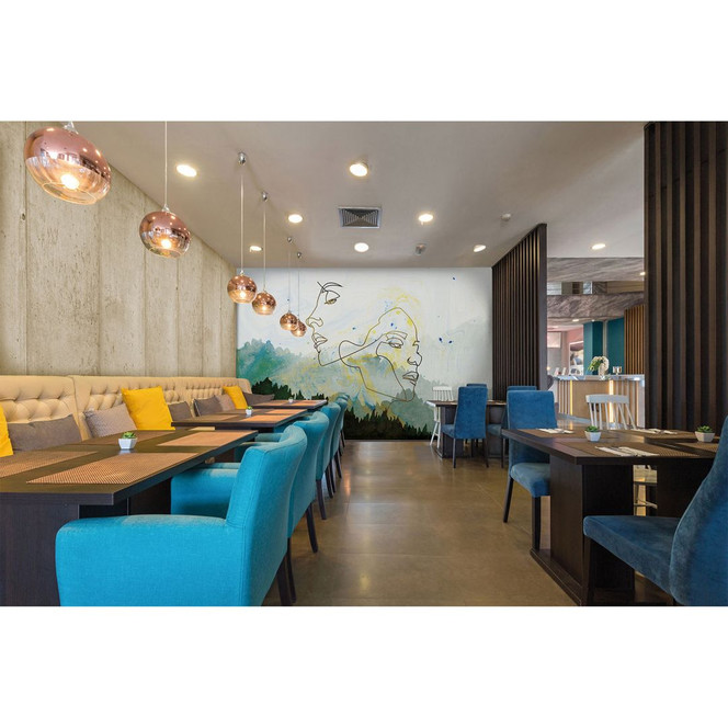 Architects Paper Fototapete Atelier 47 Golden Outline Wald - Bild 1