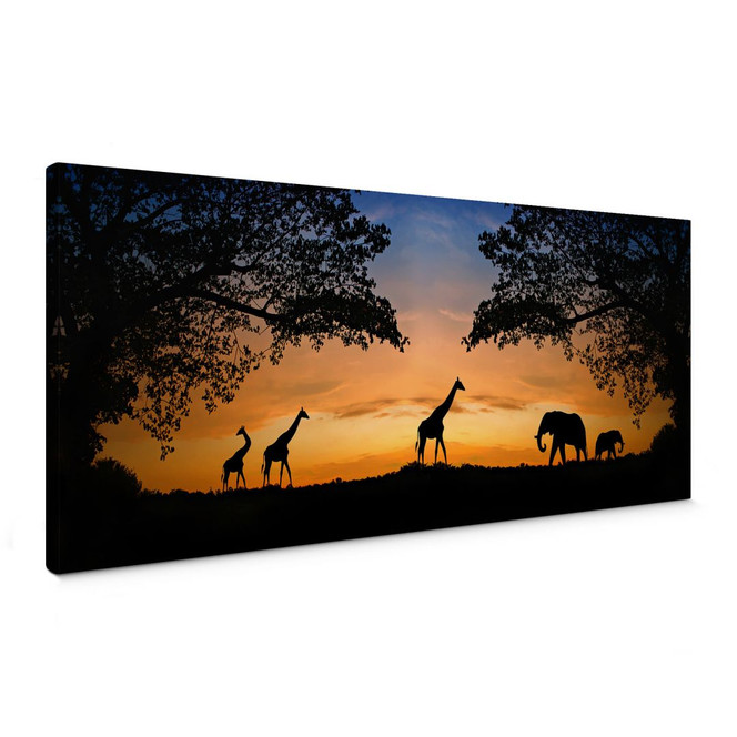 Leinwandbild African Sunset