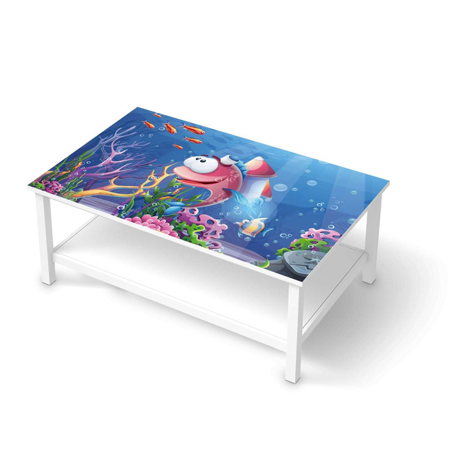 Möbelfolie IKEA Hemnes Tisch 118x75cm - Bubbles- Bild 1