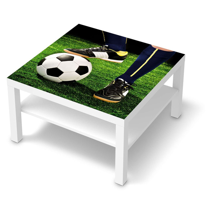 Möbelfolie IKEA Lack Tisch 78x78cm - Fussballstar- Bild 1