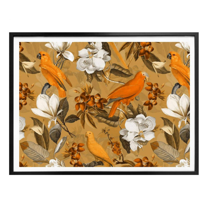 Poster UN Designs - Tropisch Ocker