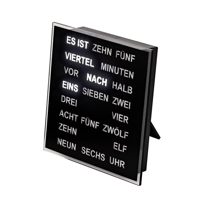 Tischuhr Kunststoffgehäuse