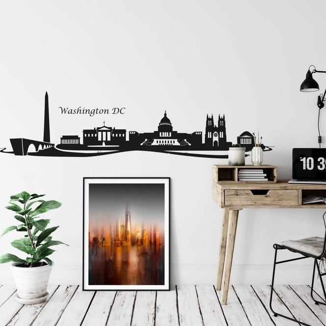 Wandtattoo Washington Skyline