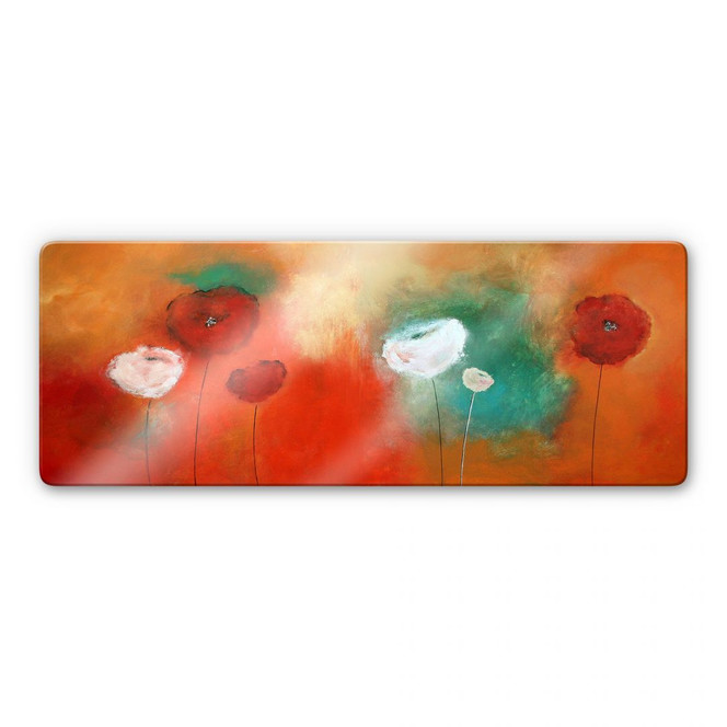 Glasbild Melz - Fleuraison