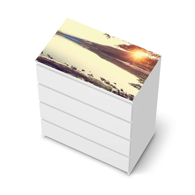 Möbelfolie IKEA Malm Kommode 4 Schubladen oben - Seaside Dreams- Bild 1
