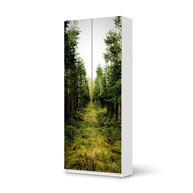 Möbelfolie IKEA Pax Schrank 236cm Höhe - 2 Türen - Green Alley- Bild 1