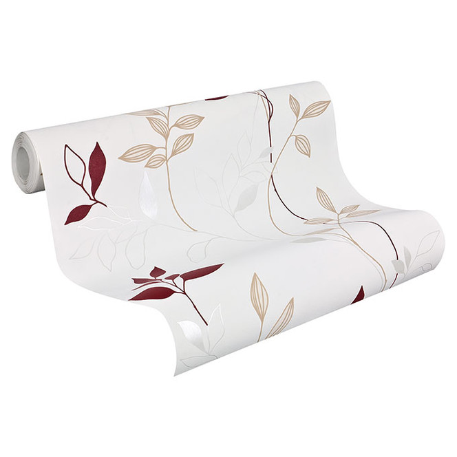 Mustertapeten Livingwalls Vliestapete Avenzio 4 Creme, Rot