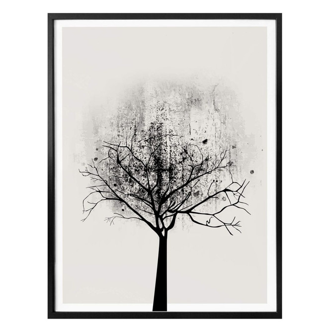 Poster Kubistika - Baumstudie 04