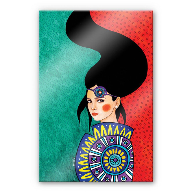 Acrylglasbild Hülya - Undercover