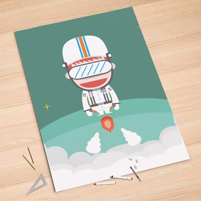 Folienbogen (100x150cm) - Rocket Boy- Bild 1