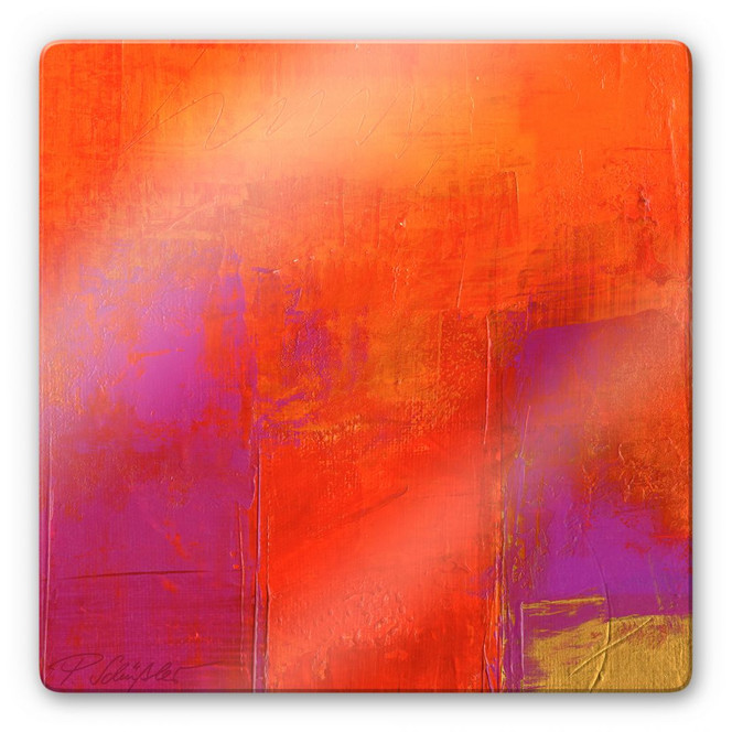 Glasbild Schüssler - Magenta-Energy