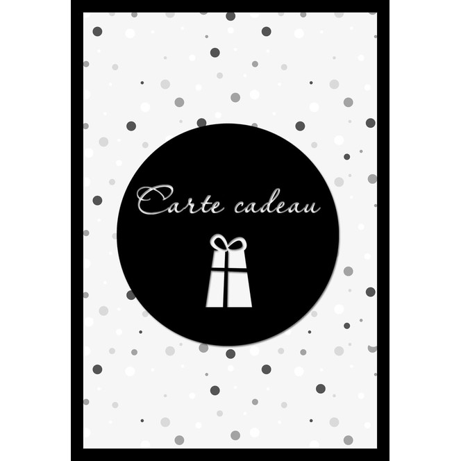Gutschein Black Dots Carte cadeau
