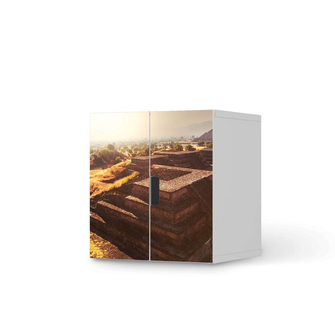 Möbelfolie IKEA Stuva / Malad Schrank - 2 kleine Türen - Teotihuacan- Bild 1