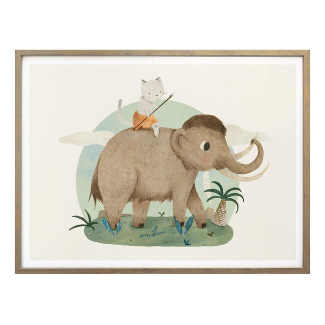 Poster Loske - In der Steinzeit