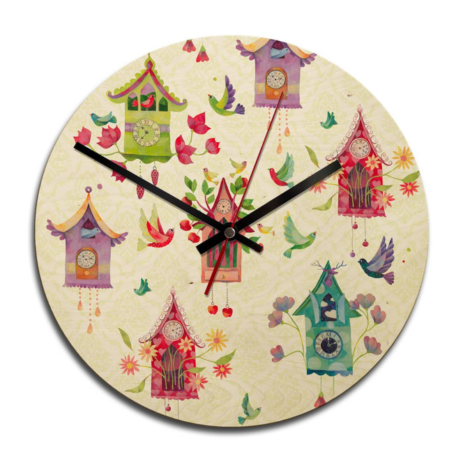 Holz-Wanduhr - Blanz - Traumzeit