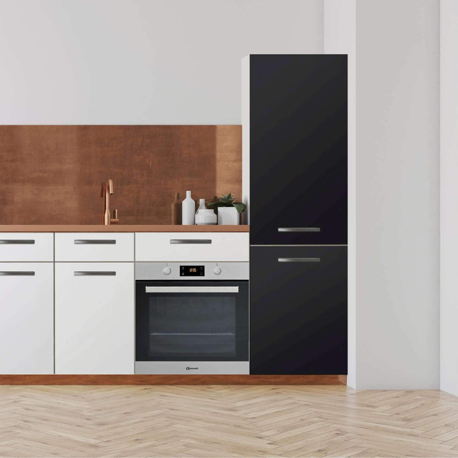 Klebefolie - Hochschrank (60x200cm) - Schwarz- Bild 1