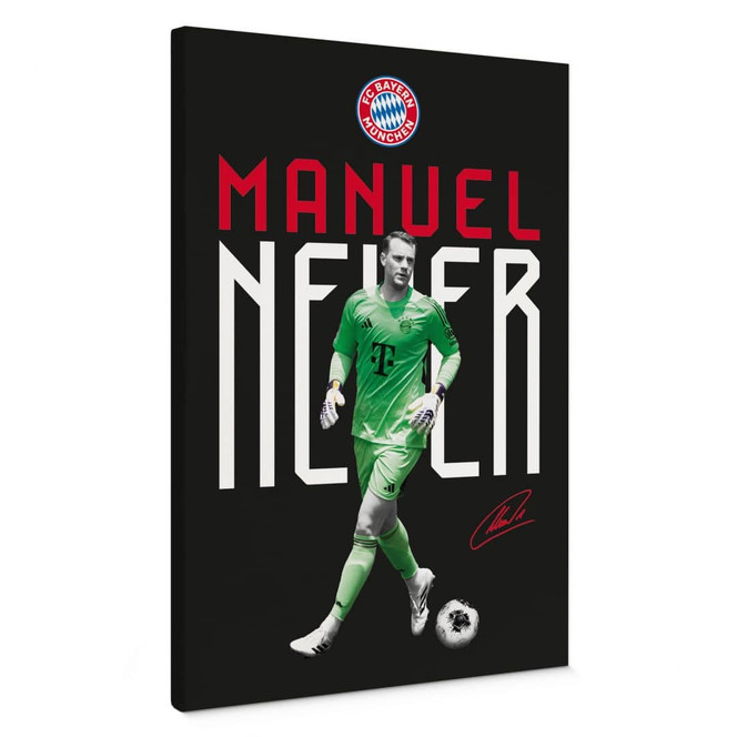 Leinwandbild FC Bayern Spieler Manuel Neuer 2025/26