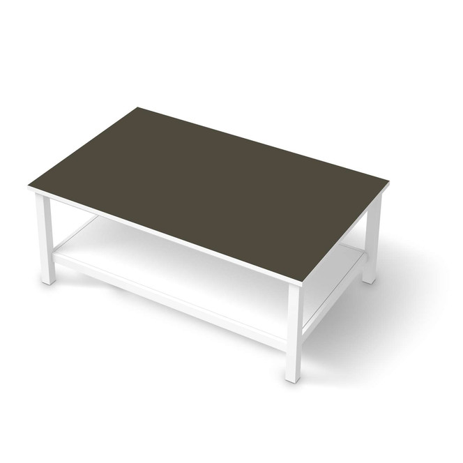 Möbelfolie IKEA Hemnes Tisch 118x75cm - Braungrau Dark- Bild 1