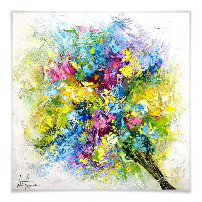 Poster Fedrau - Lass Blumen sprechen 02