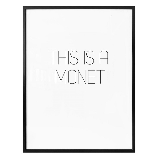 Premiumposter This is a Monet