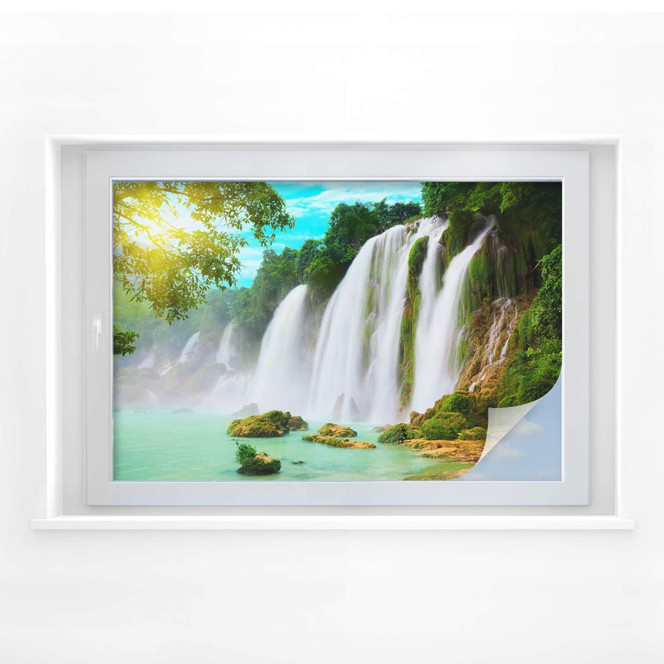 Sichtschutzfolie Blaue Lagune