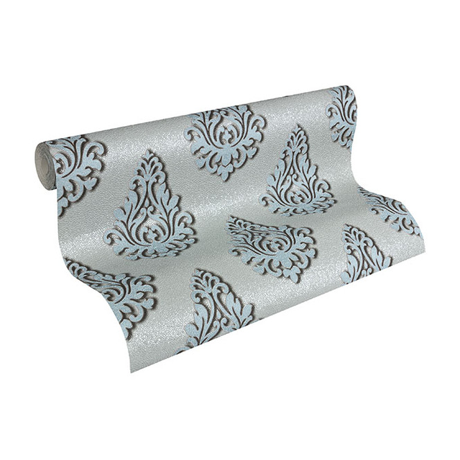 Architects Paper Tapete Nobile blau, metallic