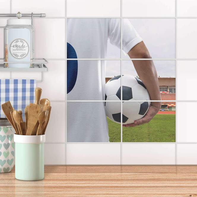 Fliesenfolie quer - Footballmania