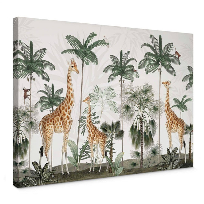 Leinwandbild Kikki Belle - Die Giraffen
