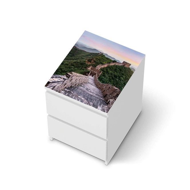Möbelfolie IKEA Malm Kommode 2 Schubladen oben - The Great Wall- Bild 1