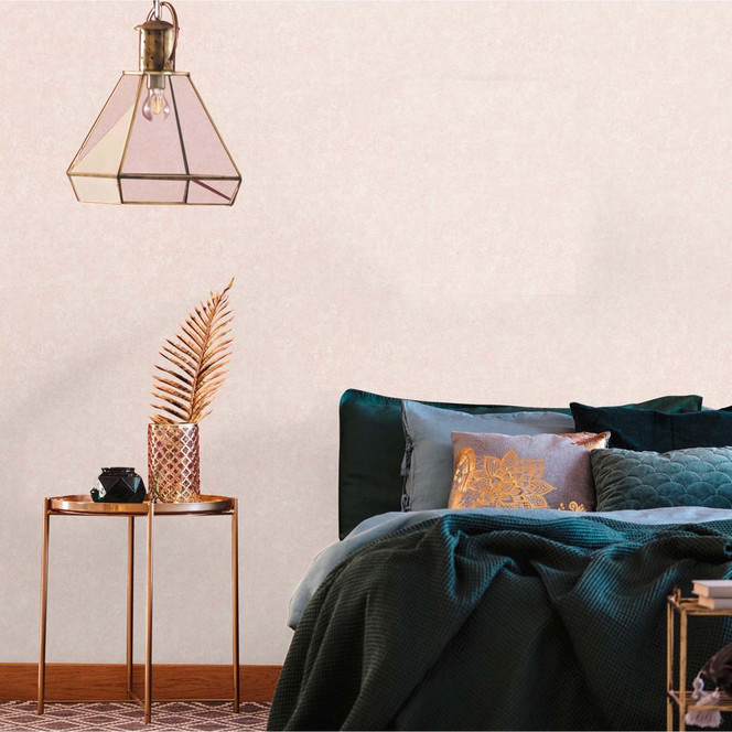 Tapete Rosa Putzoptik Strukturtapete Wohnzimmer Vliestapete modern einfarbig