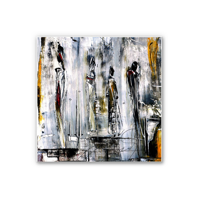 Wandbild Niksic - Erfolgsstufen - quadratisch