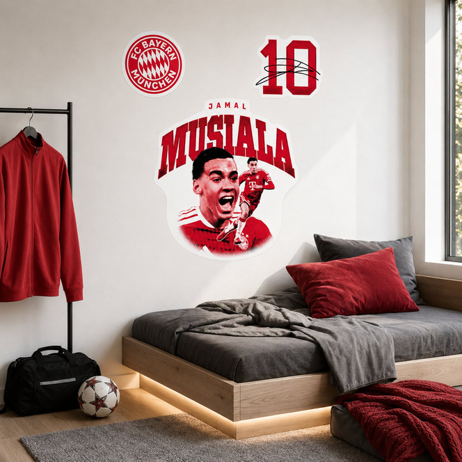 Wandsticker FCB - Jamal Musiala 2026/27