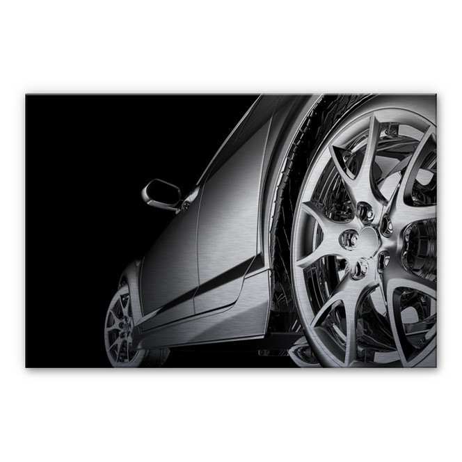 Alu-Dibond Bild Rolling in Chrome